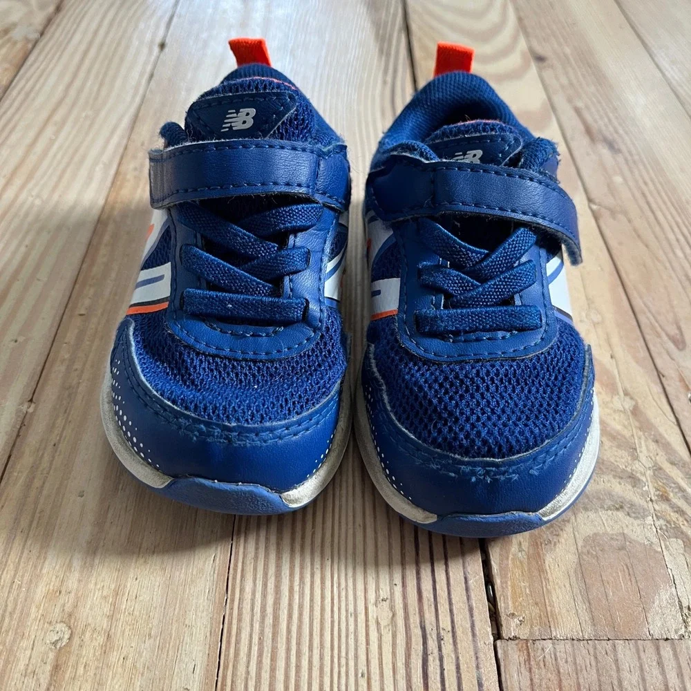 New Balance 545 Toddler Sneakers Blue Orange Size 5 months US Kids casual Shoe